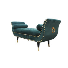 Nizar Velvet Ottoman Bench